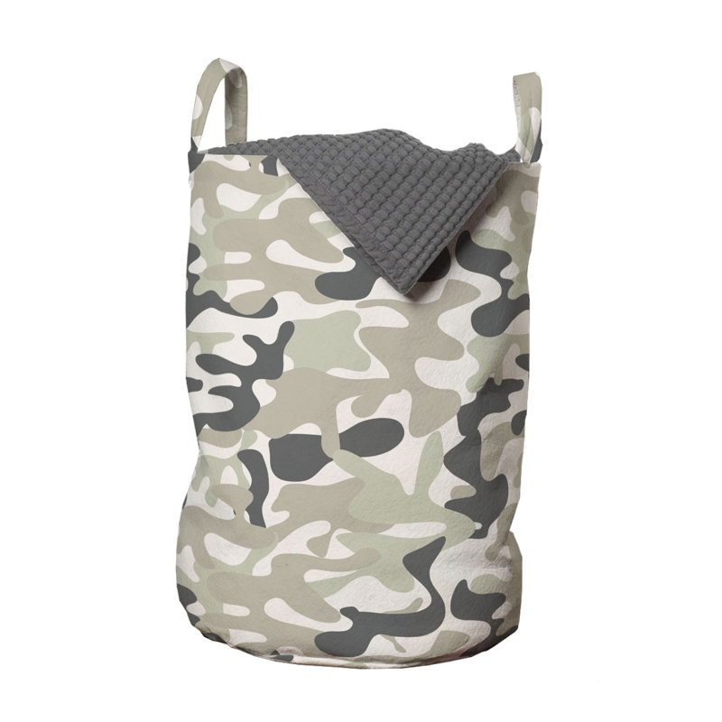 East Urban Home Ambesonne Camo Laundry Bag, Modern Pastel Toned